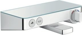 Hansgrohe Badewannenthermostat ShowerTablet Select 300, Aufputz-Thermostat mit 2 Ventilen in Chrom - Bild 1
