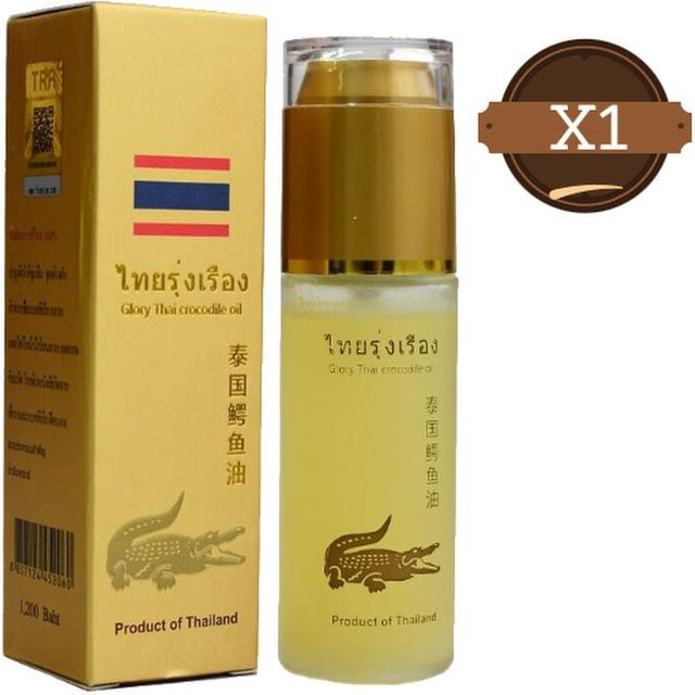 Glory Golden Thai Krokodilöl, 50 ml, Gesicht und Körper - Bild 1