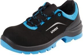 Uvex 2 Xenova Halbschuh S2 aus Leder in Schwarz/Blau, Schuhgröße 44 - Bild 1