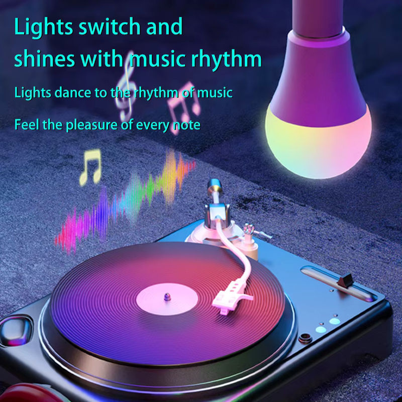 Tuya Smart WiFi LED Glühbirne RGB Multicolor mit E27/B22 Fassung, kompatibel mit Alexa und Google Assistant - Bild 4