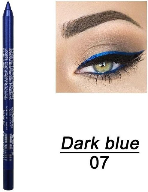 QUEYEA LOVE Eyeliner Pencil Gel, dunkelblau, schimmernd - Bild 1