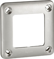 Legrand Soliroc 1-fach Rahmen IP55 IK10 grau - Bild 1