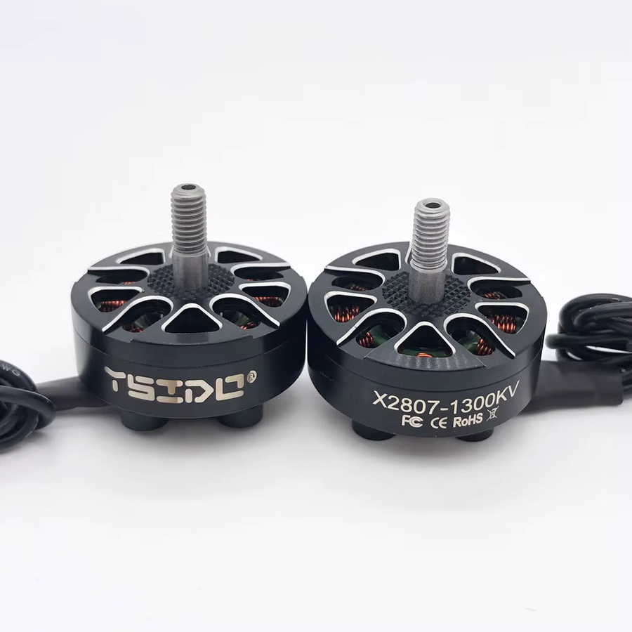 Ysido x2807 bürstloser Motor 1300kv für FPV Freestyle und Langstrecken-Drohnen, Schwarz - Bild 3