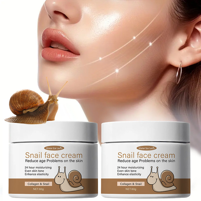 Water Ice Levin Schnecken-Gesichtscreme mit Kollagen und Retinol, Reife Haut - Bild 1