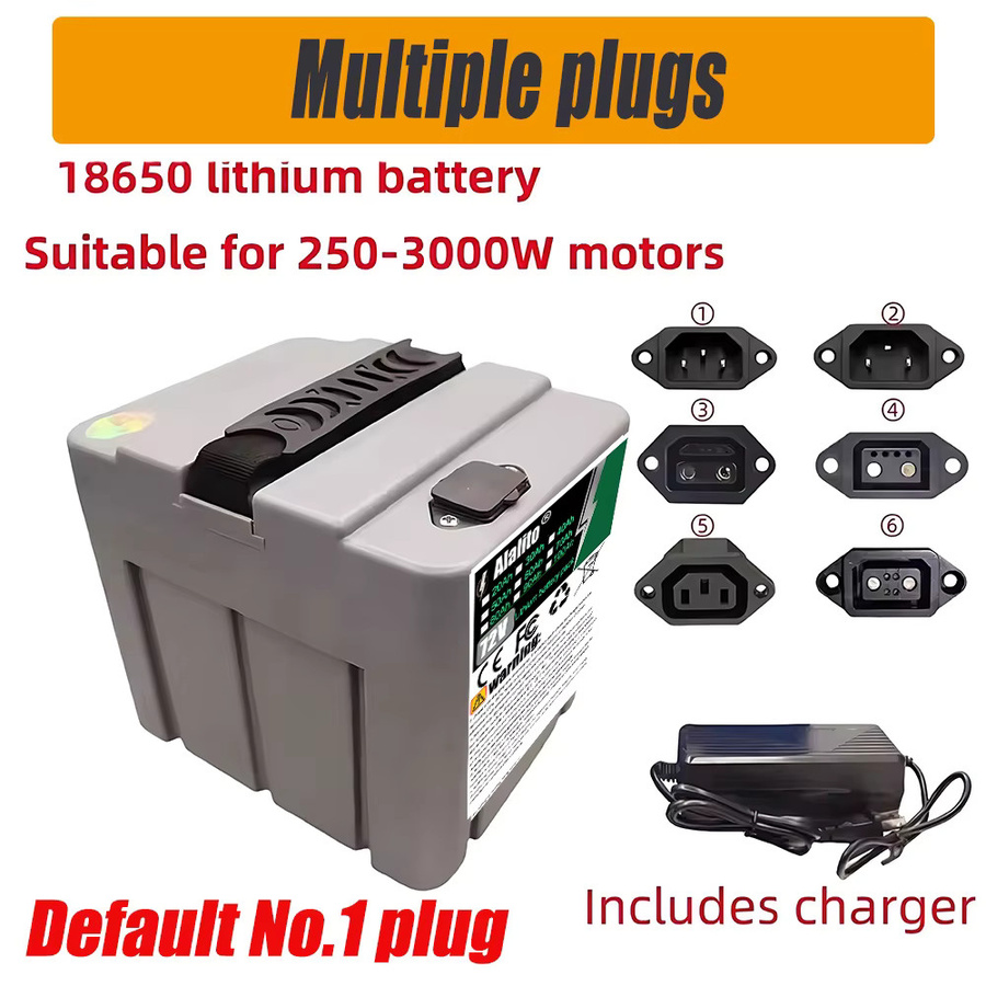 ALalito 72V Lithium-Batterie für 250W bis 2000W Motoren mit 20Ah Kapazität - Bild 4