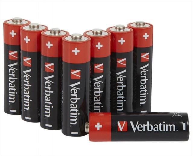 Verbatim Premium Batterie AA / LR6, 8er Set, Rot - Bild 1