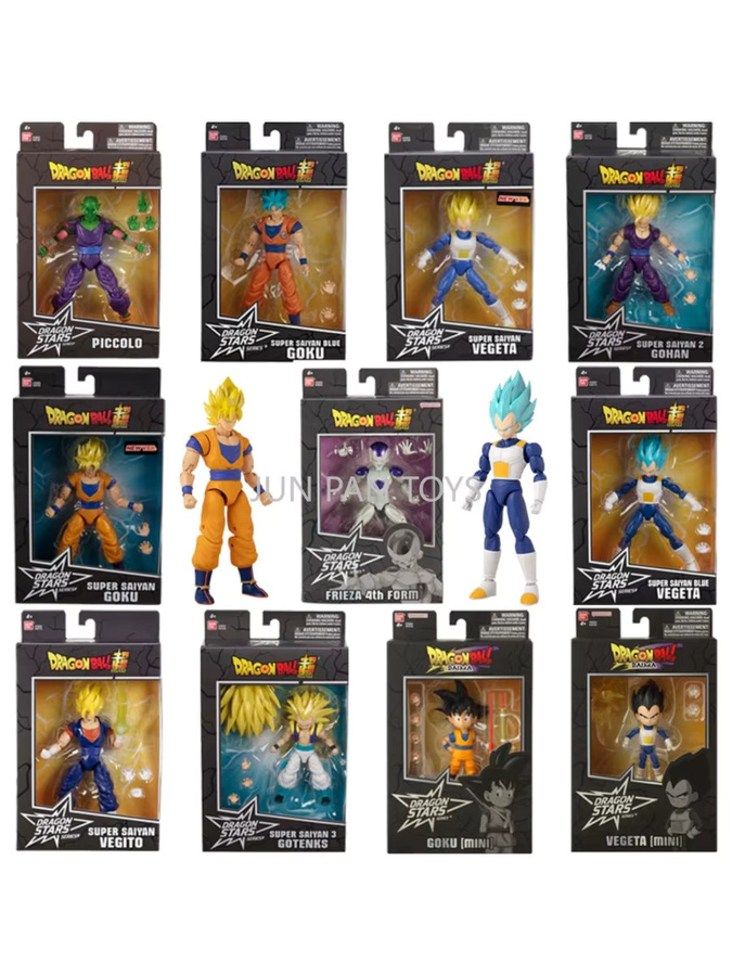 Bandai Dragon Ball Stars Super Saiyan Blue Goku Vegeta Frieza Piccolo, Anime-Sammelfiguren - Bild 3