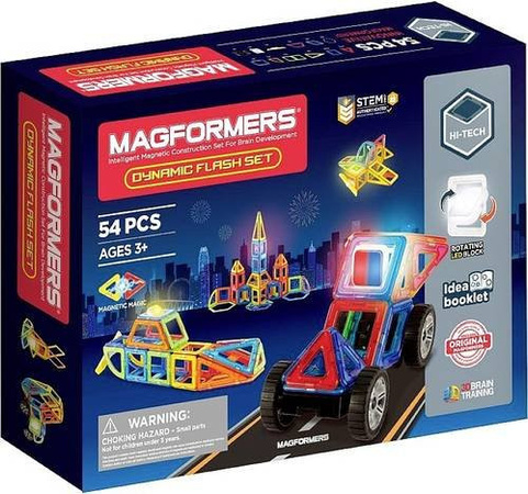 Magformers Dynamic Flash Set 278-97 Magnetisches Spielzeug für Kinder ab 4 Jahren in Bunt/Mehrfarbig