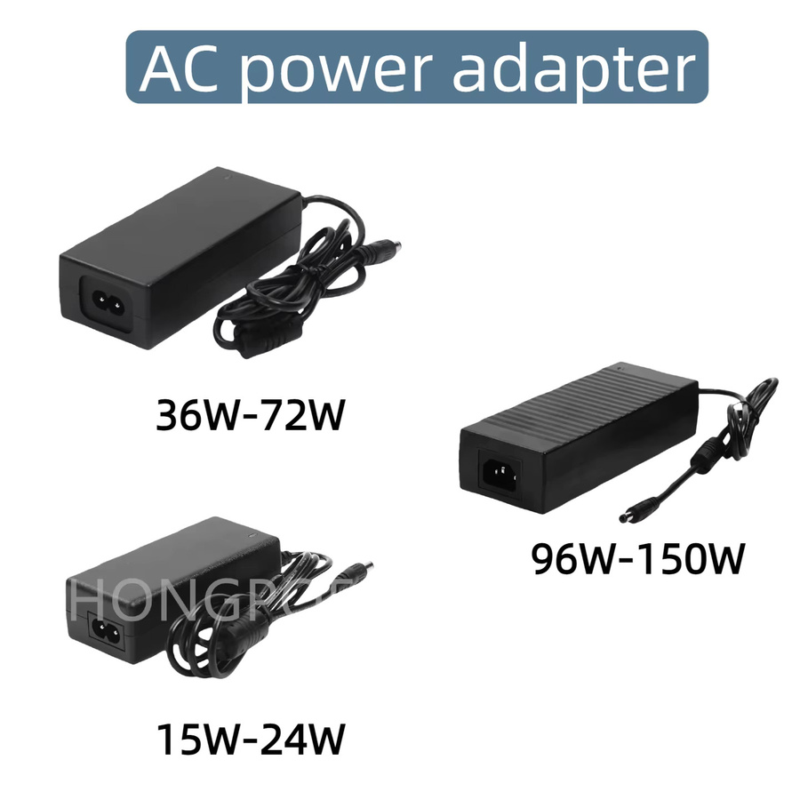 HONGPOE Netzteil Power Adapter in Schwarz für LED-Leuchten, Fernseher, 3D-Drucker und Audio mit EU-Stecker (9V-24V, 1A-12,5A) - Bild 2