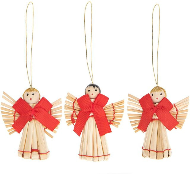 Rico Design Engel-Hängeschmuck in Strohengel, B/H: 5,5 x 5,5 cm - Bild 1