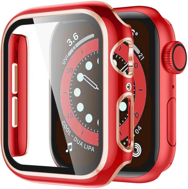 LCAPLE Displayschutzfolie für Apple Watch, gehärtetes Glas, Unisex - Bild 1