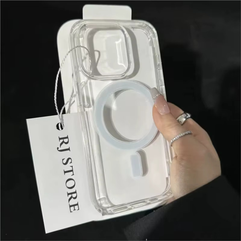 Ricestate Transparente Magnetische MagSafe Schutzhülle für iPhone kompatibel mit iPhone 17 16 15 14 13 12 Pro Max Plus Mini und 16E 17E AIR zur kabellosen Ladeunterstützung - Bild 5