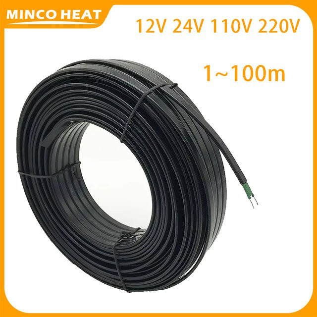 Minco Heat selbstregulierendes Elektroheizkabel in Schwarz für Frostschutz und Schneeschmelze - Bild 1