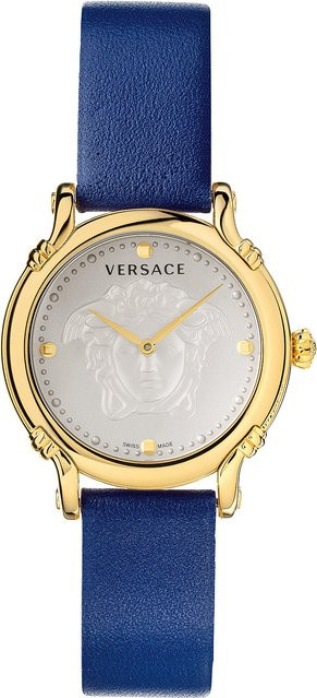 Versace Damenuhr, Quarz, Edelstahl, 34 mm, Silber, 5 ATM - Bild 1