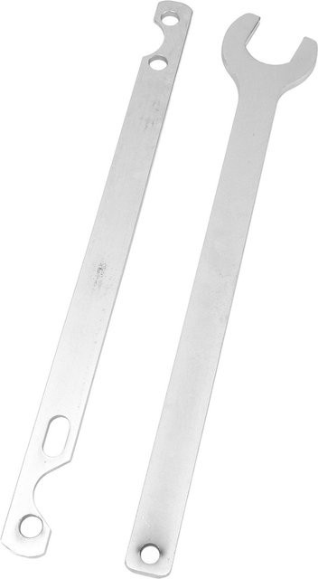 Igeteck Lüfterkupplungsschlüssel 32mm Set aus Stahl in Weiß und Silber für Wasserpumpenhalter Demontagewerkzeug - Bild 1