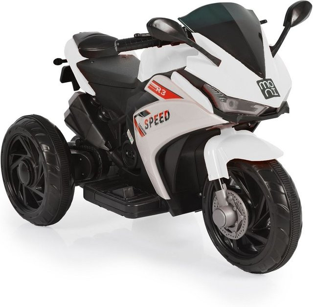 Moni Hurricane Elektromotorrad mit Musikfunktion weiß ab 3 Jahren - Bild 1