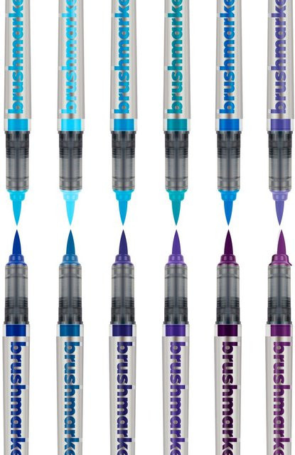 Karin Brushmarker PRO Set Sky Colors mit 12 Farben in Multicolour und Blau - Bild 1