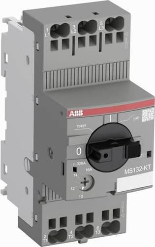 ABB MS132-0.4KT Transformatorschutzschalter, Farbe: Grau, Einstellbereich Strom: max. 8 A, Schaltspannung: max. 690 V/AC - Bild 1