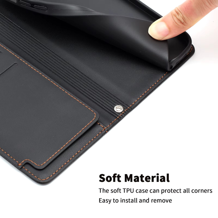 PU-Leder-Handyhülle für Xiaomi POCO X8 Pro Max F8 Ultra F7 M8 M7 C65 mit Handgelenkschlaufe, Kartenfächern und Brieftaschenfunktion in Schwarz oder Lila - Bild 3