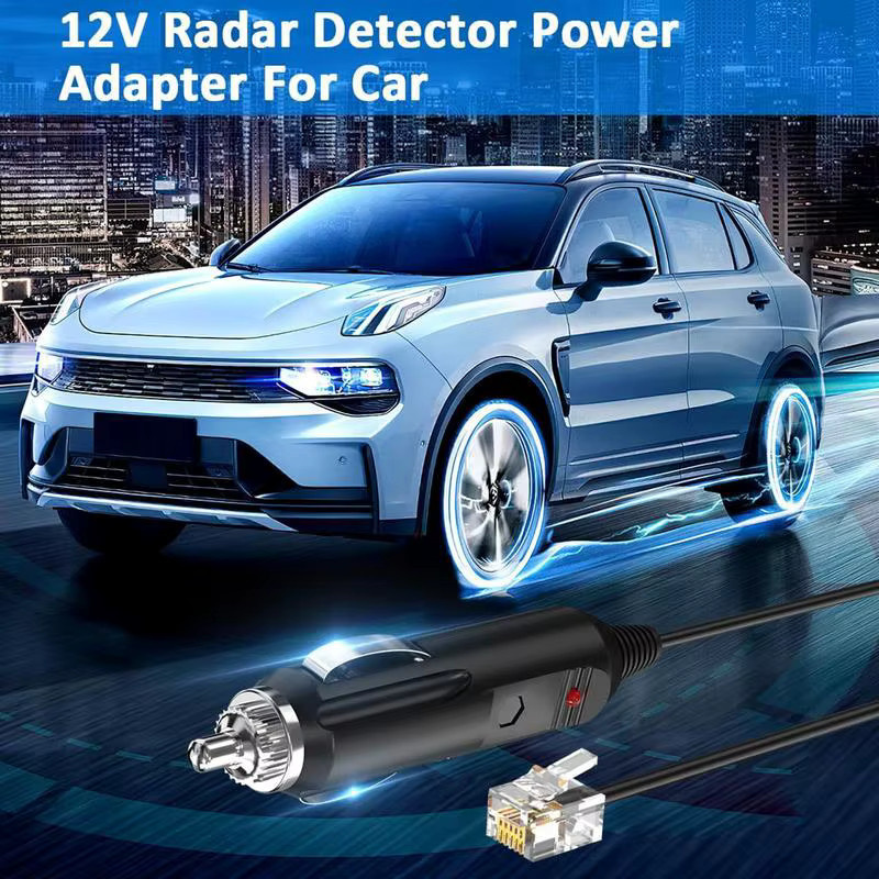 Radarwarner-Adapterkabel auf RJ11 für Escort Passport 8500x, 50, 9500IX, 7500IS und Redline, 12V 2A, Schwarz - Bild 4