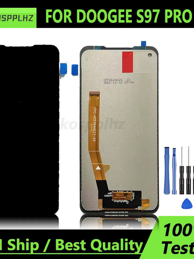 Doogee S97 PRO LCD Display mit Touch Screen Digitizer Ersatzteil in Schwarz - Bild 4