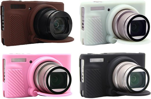 Silikon-Schutzhülle für Canon SX740 HS / SX730 HS in Pink – stoßdämpfende und kratzfeste Abdeckung mit vollständigem Tastenzugriff - Bild 1