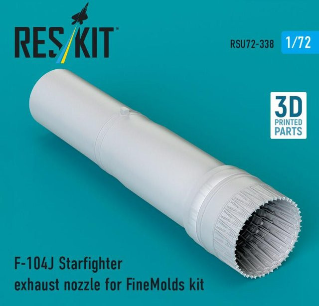 Fine Molds F-104J Starfighter Exhaust Nozzle, 3D Printed - Bild 1