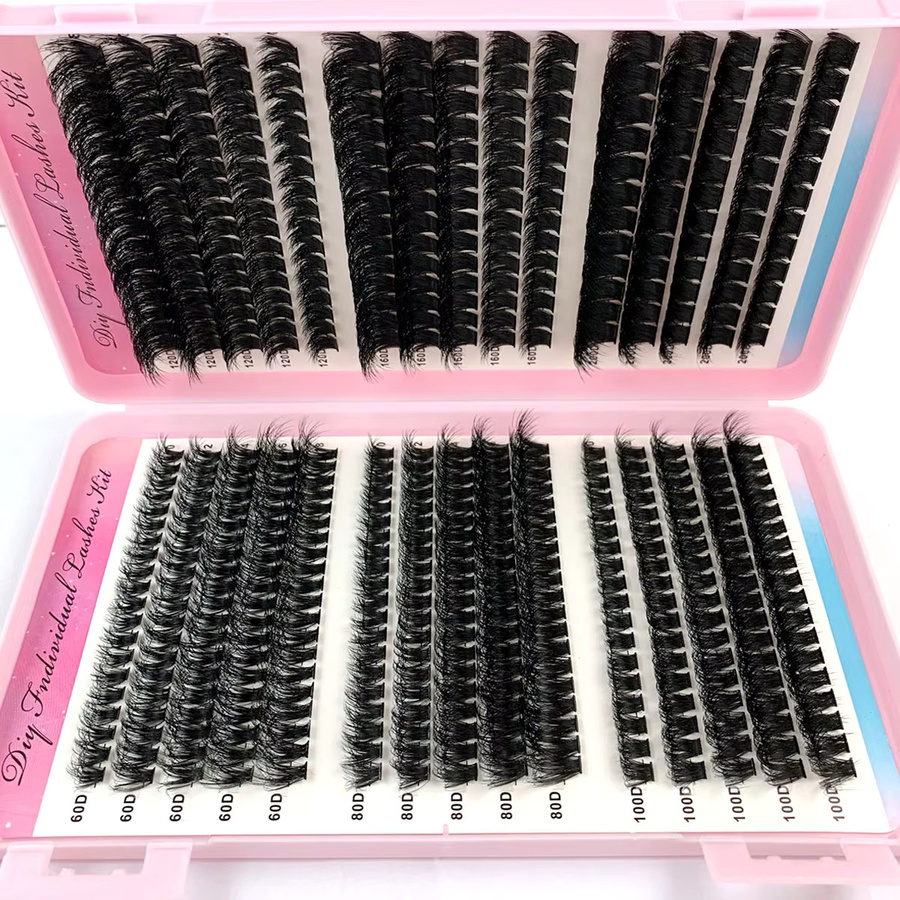 UMIRYAO Wimpernbuch, 500 Stück, Wispy-Wimpern, 10–18 mm, Unisex - Bild 6