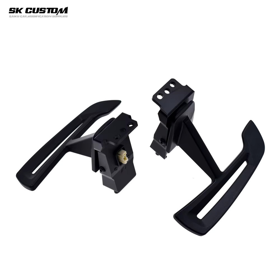 SK CUSTOM Magnetische Aluminium-Legierung Schaltpaddles für Porsche 718 Cayman GT4 991 GT3RS Panamera 971 911 982 958 in Schwarz oder Weiß - Bild 2