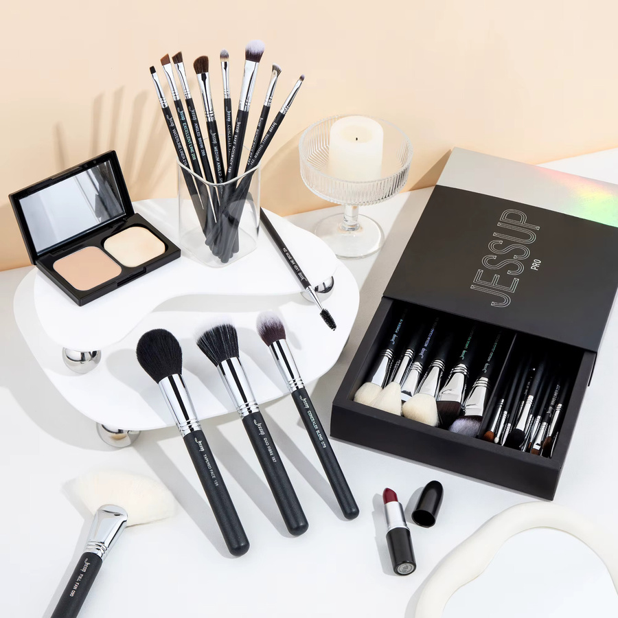 Jessup Make-up-Pinsel-Set, 35-teilig, synthetisch, Unisex - Bild 4
