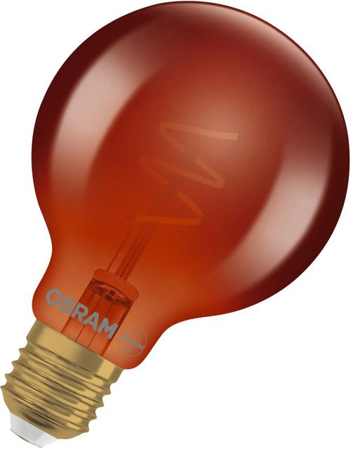 Osram LED-Lampe E27 Globe G80 Spiral-Filament in Kupfer, dimmbar, warmweiß, 3 W, Höhe: 12,3 cm, Durchmesser: 8 cm - Bild 1