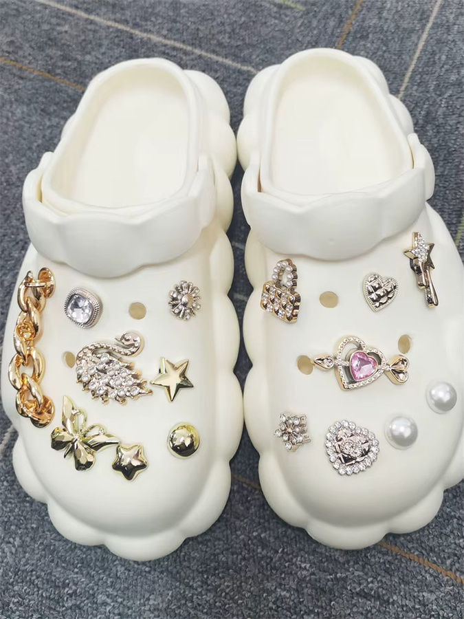 LIN KING Schuh-Charms-Set, goldfarben, Damen - Bild 2