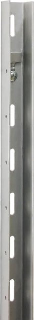 Bellissa U-Profil aus verzinktem Stahl für Gabionen, 2er Set, Farbe: Silber, B/T/H: 4,0 x 3,5 x 120,0 cm - Bild 1