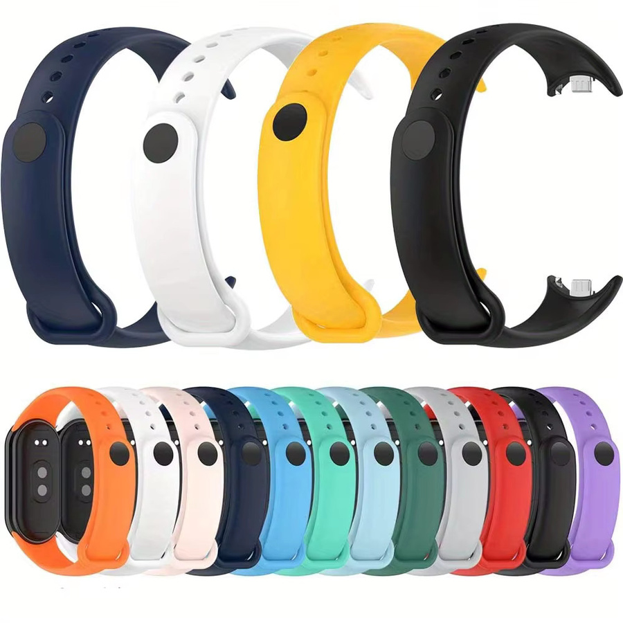 NEY Uhrenarmband Silikon, Schwarz, Xiaomi Mi Band, Unisex - Bild 2