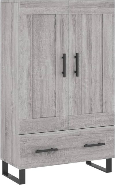 vidaXL Highboard Grau Sonoma aus Holzwerkstoff und Metall B/T/H: 69,5 x 31 x 115 cm - Bild 1