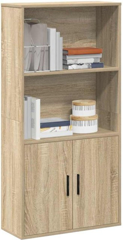 Vidaxl Bücherregal Eiche Sonoma aus Spanplatte B/T/H: 60 x 24 x 120 cm - Bild 1