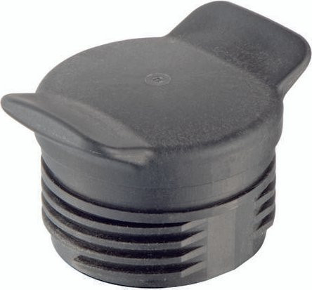 HARTING Abdeckkappe 09155035411 Schwarz aus Kunststoff - Bild 1