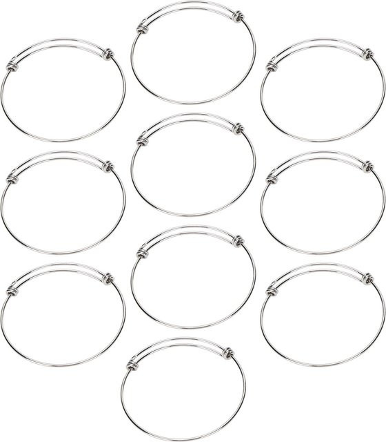 GoolRC Armreif Edelstahl, 1,6 mm, weiß, Unisex - Bild 1