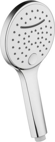WELLWATER Handbrause Filosa in Chrom und Silber mit 3 Strahlarten, Höhe: 25,2 cm, Breite: 12,0 cm, Tiefe: 5,2 cm - Bild 1