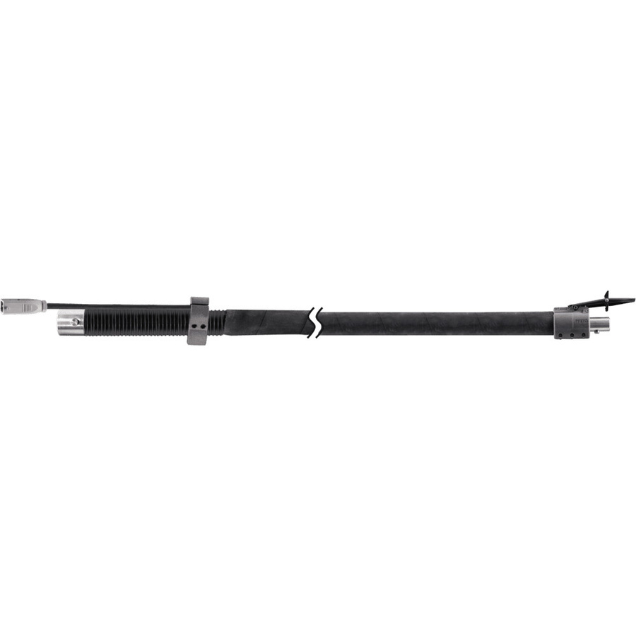 PFERD TOOLS Schlauch Fernschalter für Biegwelle FS-SCH 12 DIN10/G28 in Schwarz mit 2m Schlauch und 25mm Durchmesser - Bild 2