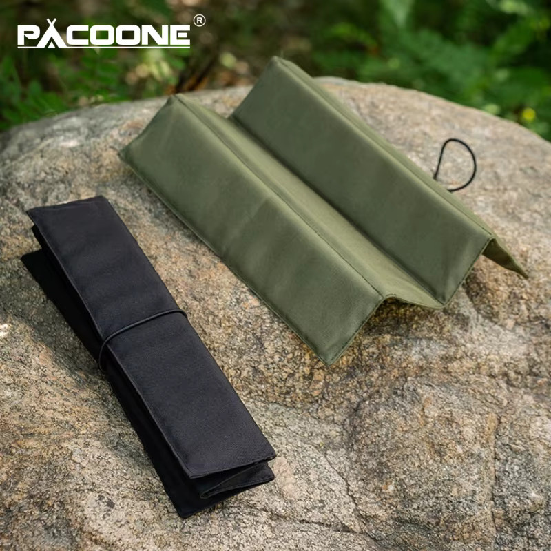 PACOONE Verdicktes Camping-Sitzkissen in Beige, faltbare und feuchtigkeitsbeständige Matte für Outdoor, Strand, Picknick und Wandern - Bild 5
