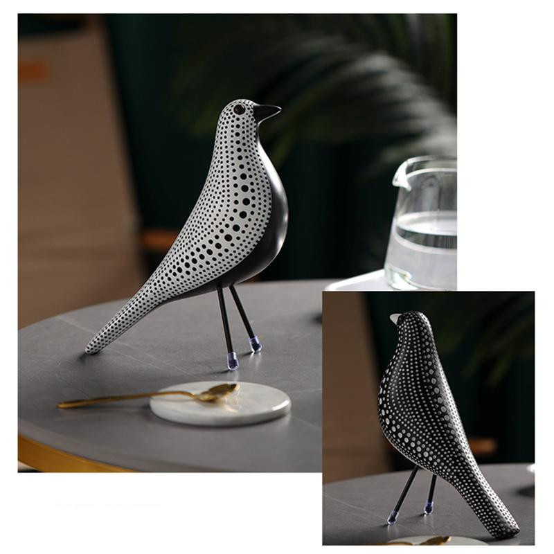 Moderne Vogelfigur Skulptur aus Harz von Household supplies MH als Deko-Statue für Tisch und Regal - Bild 2