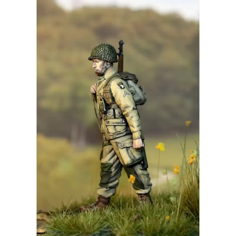 BAANFU Harzfiguren-Modellbausätze Us Air Borne, Maßstab 1:35, 1-teiliges Set - Bild 2