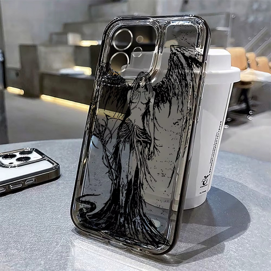 Graffiti Clear Case transparente Schutzhülle für Apple iPhone 11 12 13 14 15 16 17 Pro Max - Bild 2