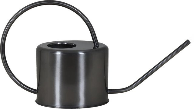 A.H.G. Gießkanne Oval aus Edelstahl in Grau Matt mit langer Tülle, 1 Liter - Bild 1
