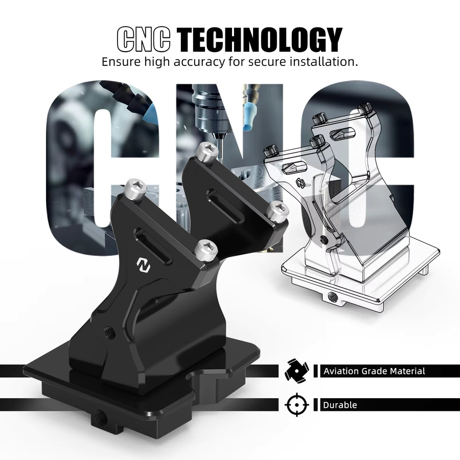 NICECNC Navigations-GPS-Halterung in Schwarz für KTM 790 890 Adventure R/Rally/S (2019-2022), 390 ADV (2020-2024) und Husqvarna Norden 901 (2022-2023) - Bild 2