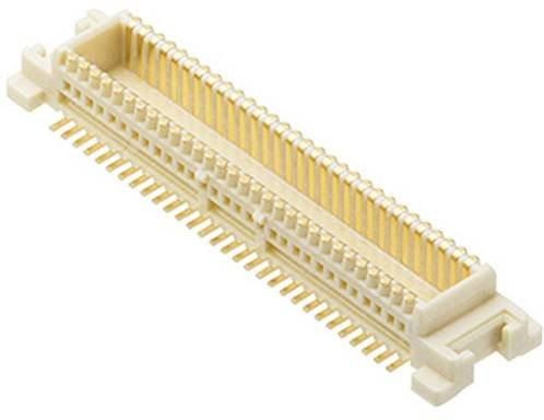 Molex Mezzanine-Steckverbinder mit 80 Polen, Rastermaß 0,5 mm, Farbe: Weiß - Bild 1