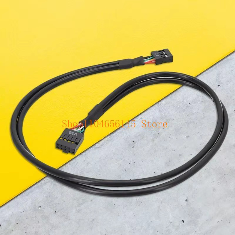 BGEKTOTH USB 2.0 Internes Mainboard-Verlängerungskabel 9-Pin Buchse zu Buchse in Schwarz - Bild 5