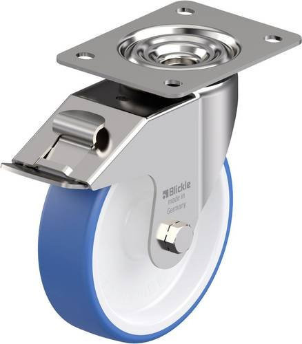 Blickle LEX-POTHS 160G-FI Edelstahl-Lenkrolle mit Rad-Durchmesser 160 mm und einer Tragfähigkeit von max. 300 kg - Bild 1