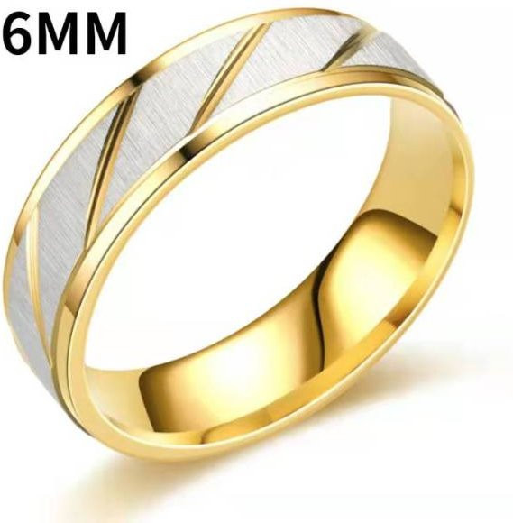 Ring, Zinklegierung, Bicolor, Unisex - Bild 1
